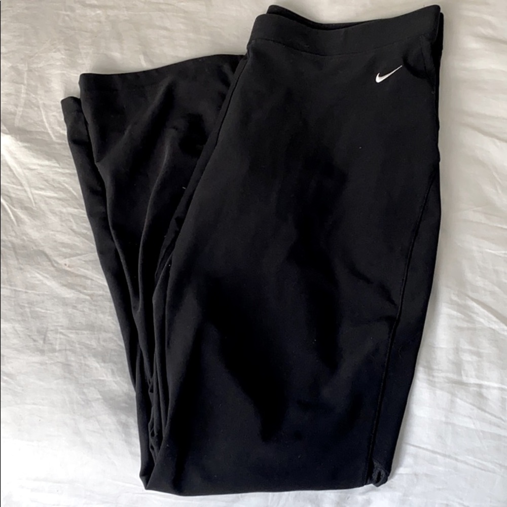 Nike DRI-FIT women’s black workout pants sz L